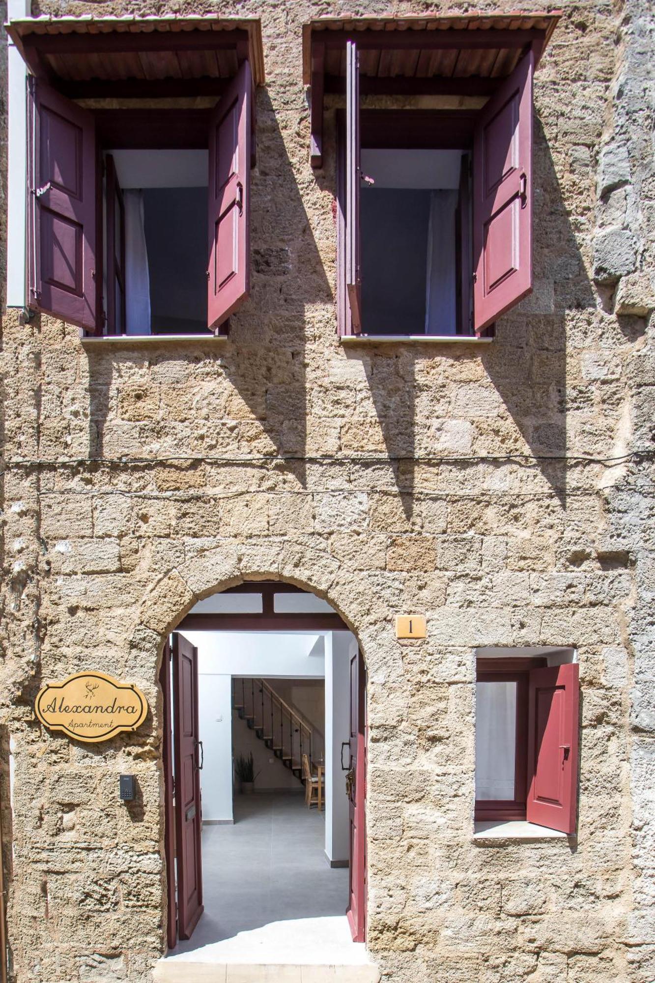 Villa Alexandras Stone House à Rhodes City Extérieur photo